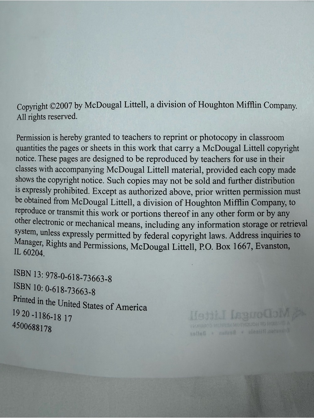 MCDOUGAL LITTELL Algebra 1 Student Textbook & Worked Out Solution Key Math Set - Picture 5 of 12